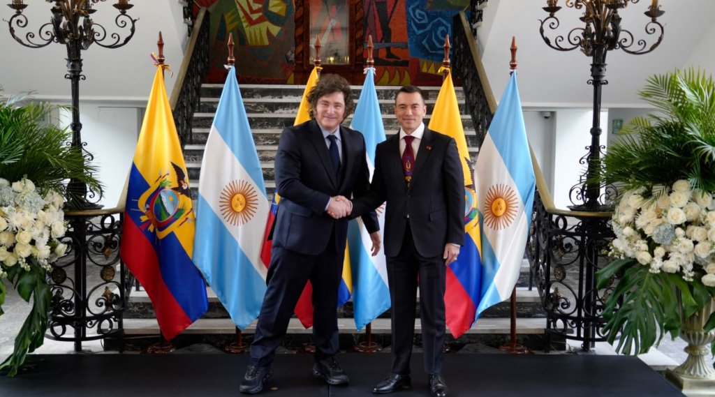 Argentina fortalece su inserción regional con nuevos acuerdos comerciales y de seguridad con&nbsp;Ecuador